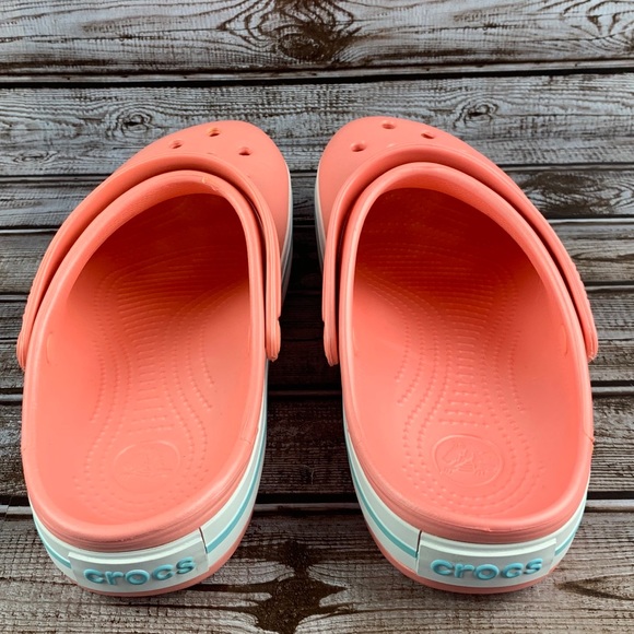 NEW!! Crocs Crocband Melon Clogs Sz 11 - Picture 5 of 6